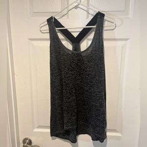 Women's Old Navy Active Heathered Gray Tank Top